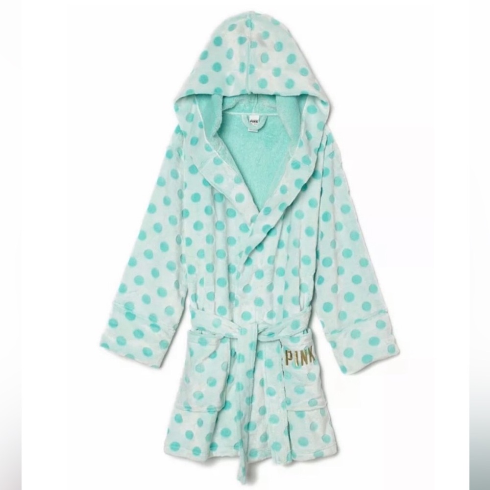 PINK VS - Plush Hooded Robe